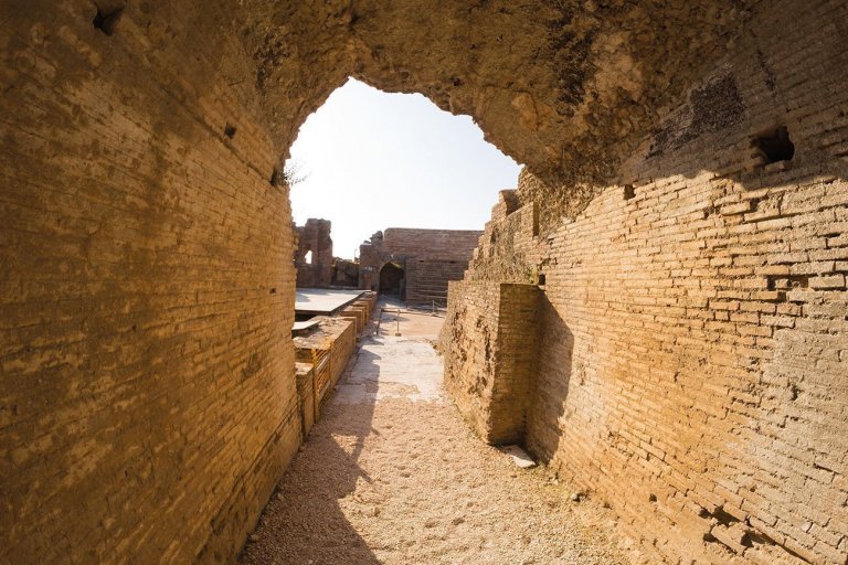 Nikopolis. In ancient roman odeon.