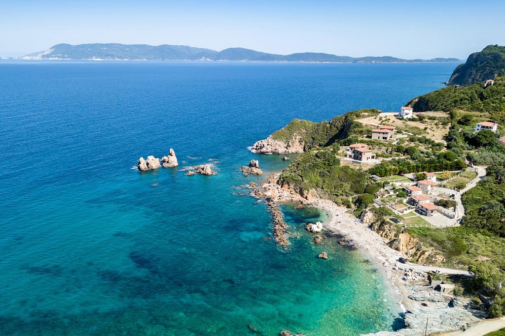 Pilion. Mourtias beach.