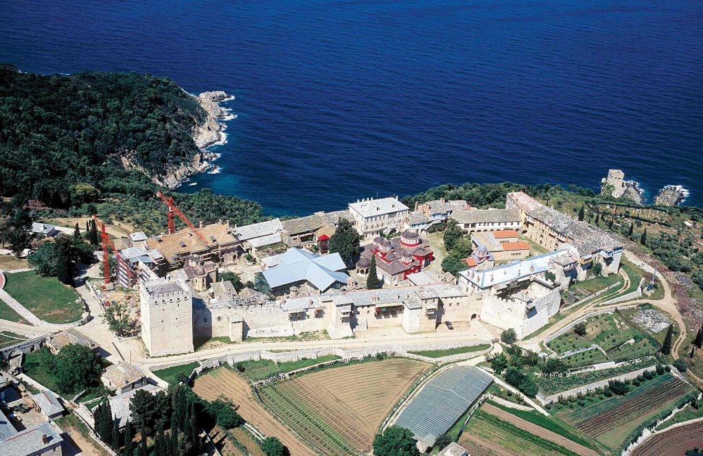 Macedonia. Mount Athos. Moni Megistis Lavras. ©OPEP