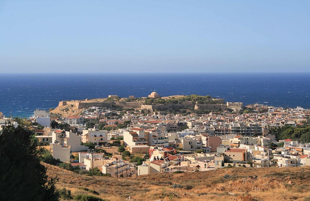 Crete. The city of Rethymno.