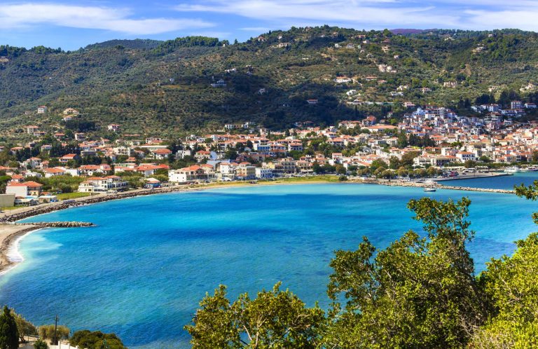Chora in Skopelos.