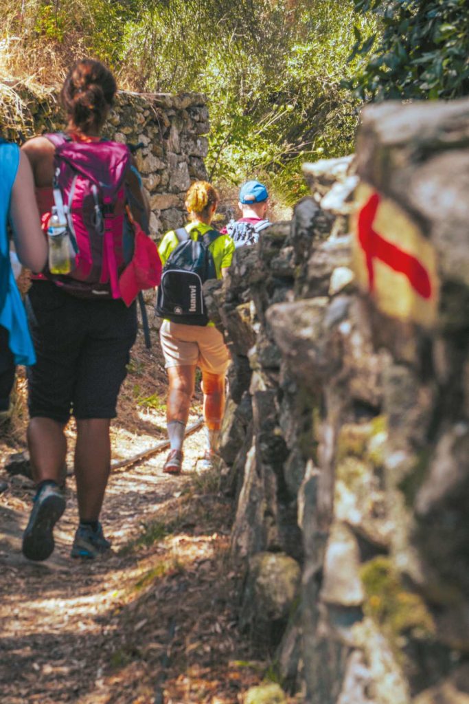 Trekking at Christos-Raches, Ikaria.