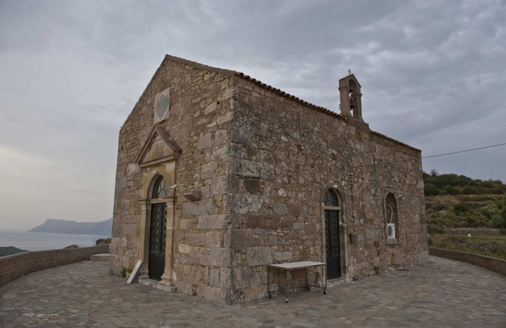 Chapel in Polyrinia, Chania area, Crete.