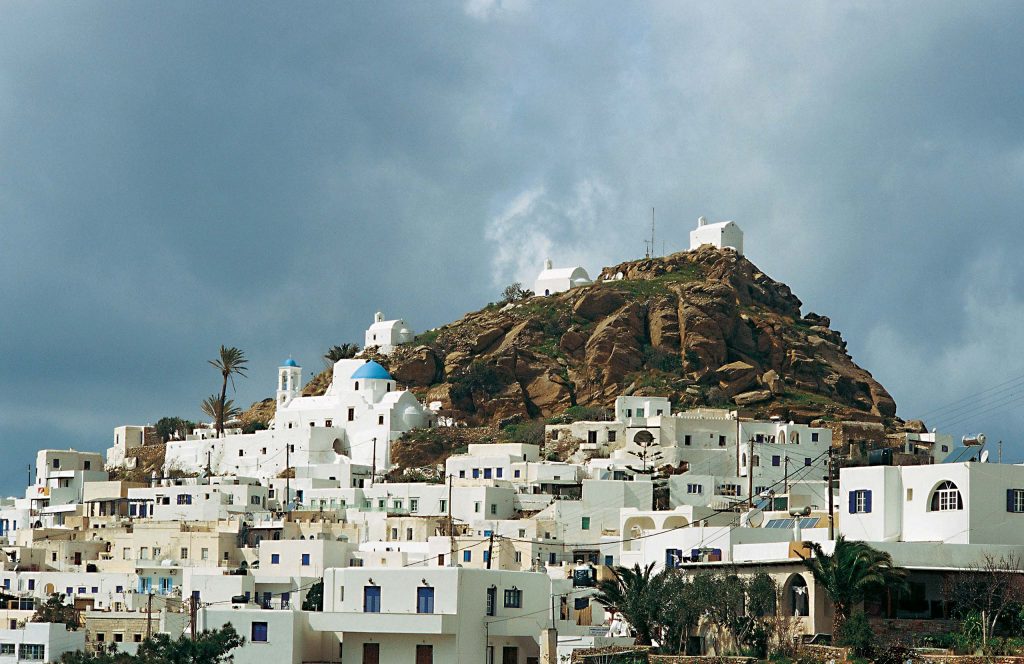 Chora, the capital of Ios.