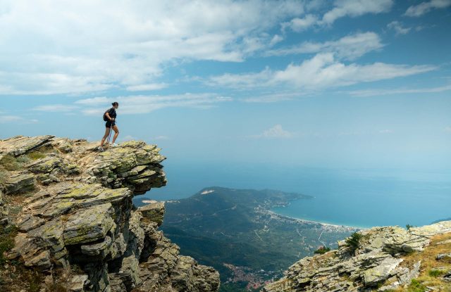 In Thassos, hiking enthusiasts can explore routes like the path to Ipsarion.