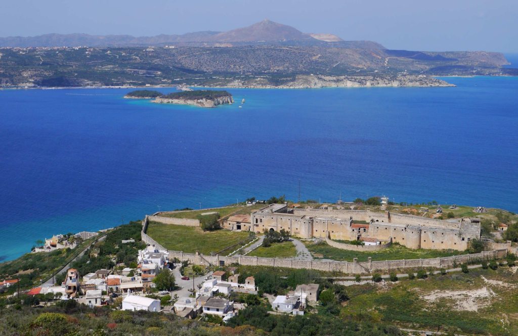 Itzedin Fortress in Chania area, Crete.