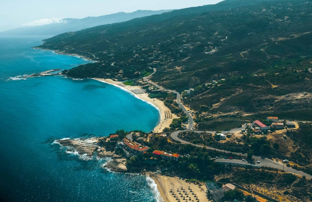 Mesakti and Armenistis beaches, Ikaria.