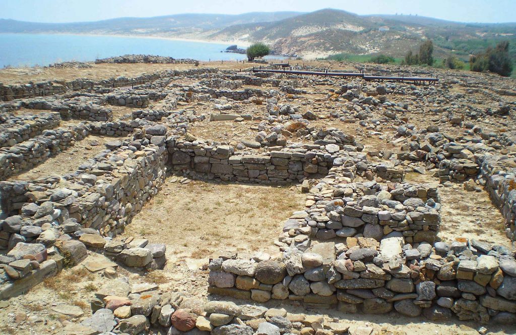 Poliochni archaeological site, Lemnos.