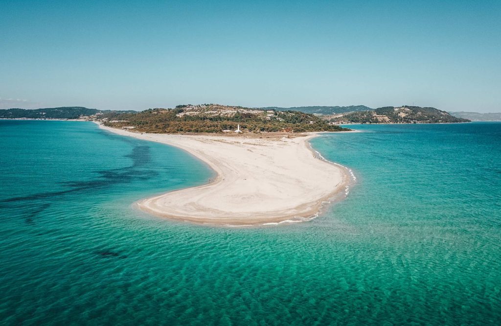 Possidi beach, Kassandra, Halkidiki.