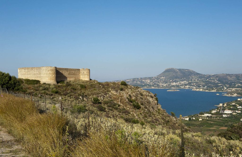 The Aptera Fortress in Chania area, Crete.