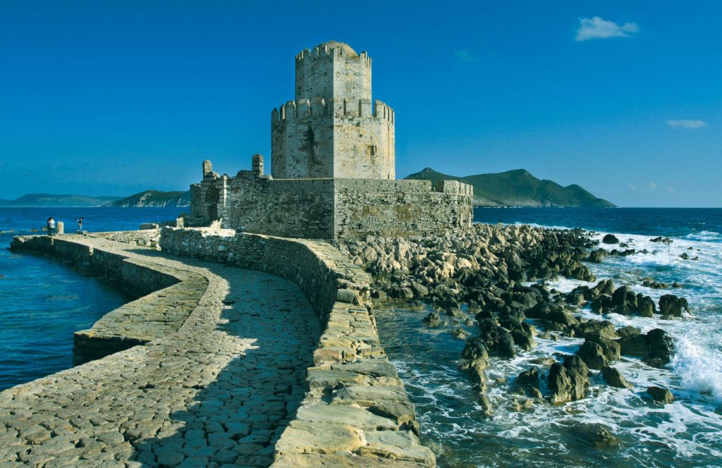 The Bourtzi tower in the Castle of Methoni