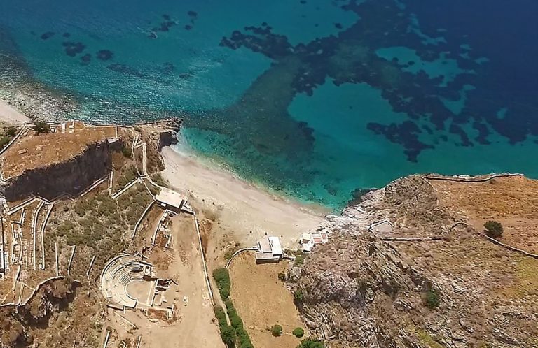 The archaeological site of Karthaia on Kea.
