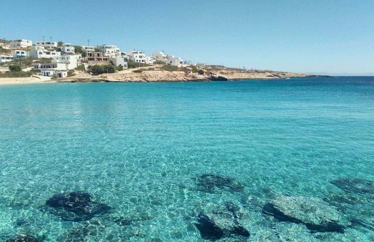 The charming harbor of Stavros on Donoussa.