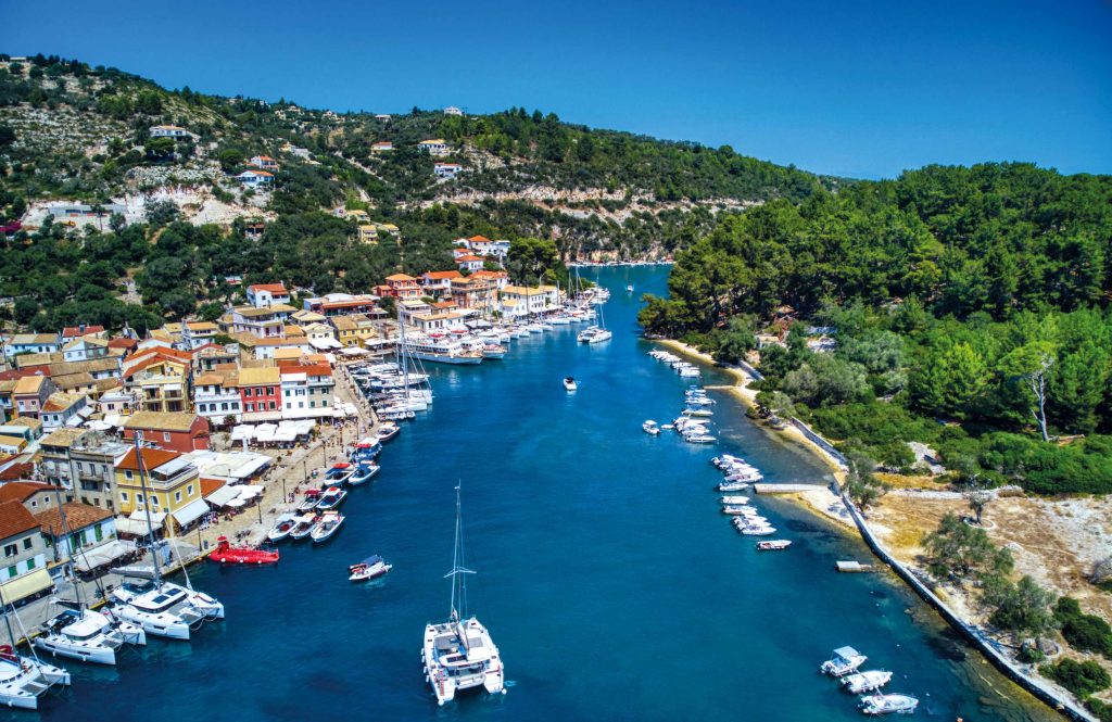 The port of Gaios, on Paxos.
