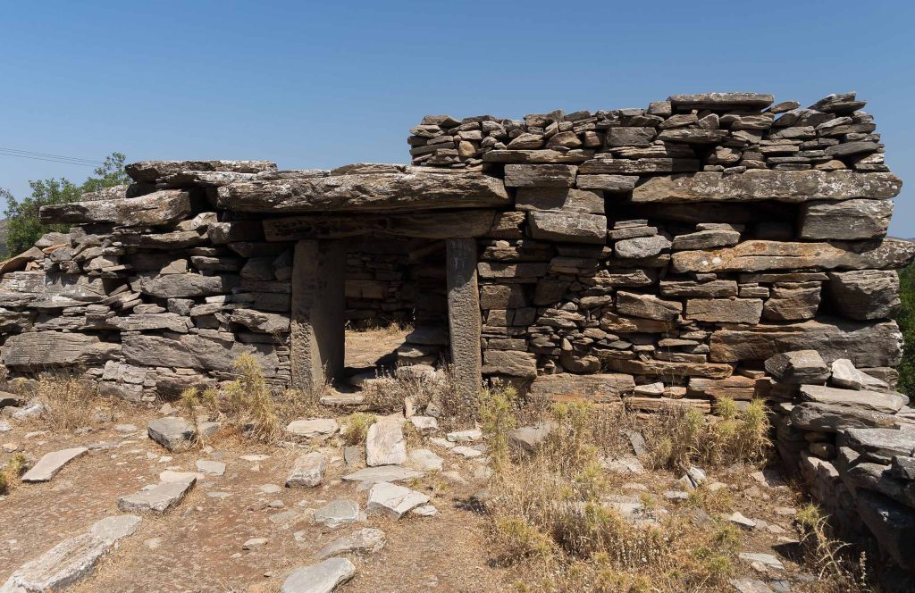 The so called Dragon Houses (Drakospita) in Kapsala, Evia.