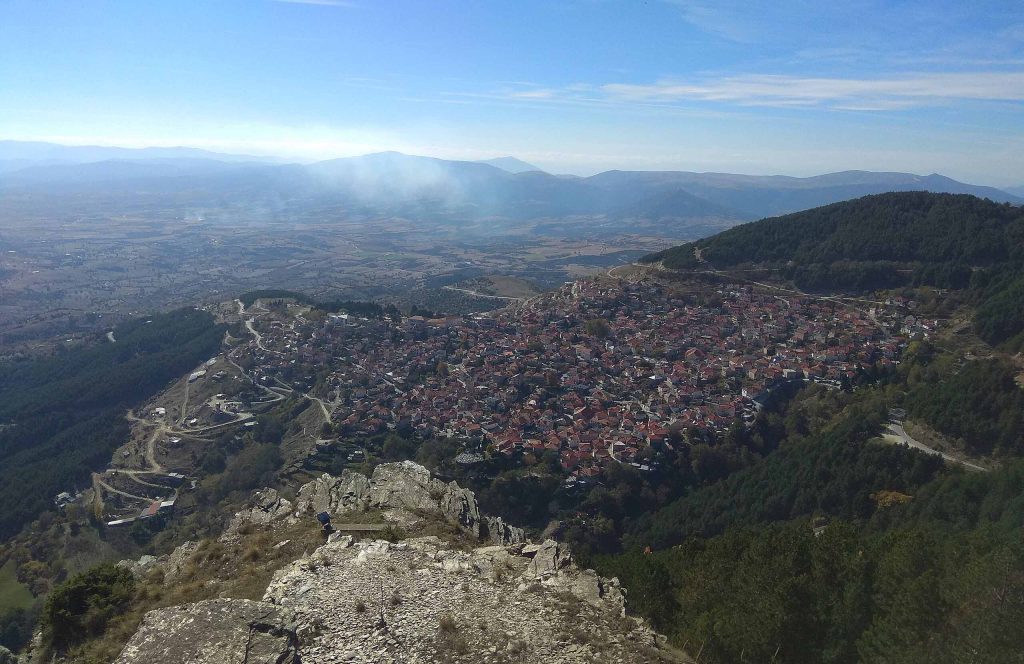 The village of Livadi in the Larissa area