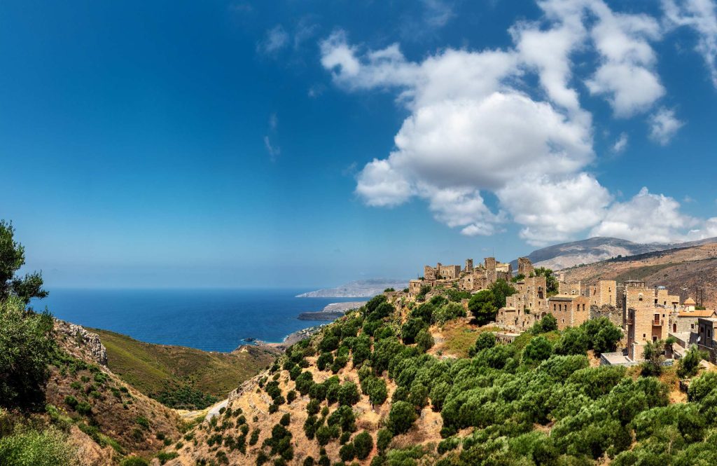 Vatheia village on the Mani Peninsula.