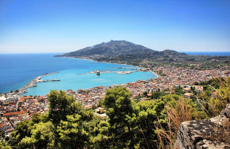 View of Zakynthos town (Chora).