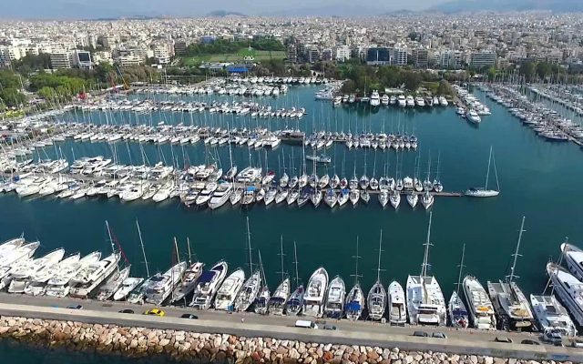 Athens. The Alimos marina.